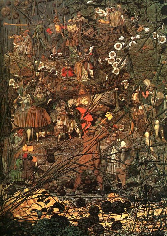 Richard  Dadd The Fairy Teller's Masterstroke oil painting image